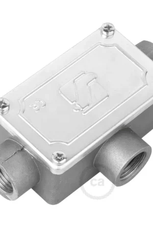 Ultima Occasione Three-way T-connector for Creative-Tube, aluminum body