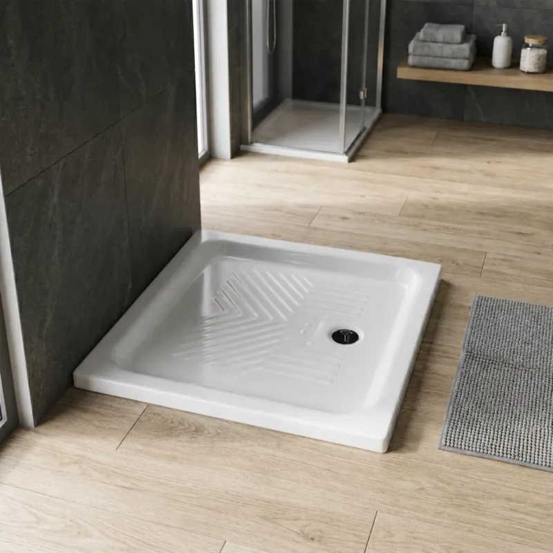 Pagamento Sicuro Piatto doccia in ceramica rettangolare 70x90 cm Topazio