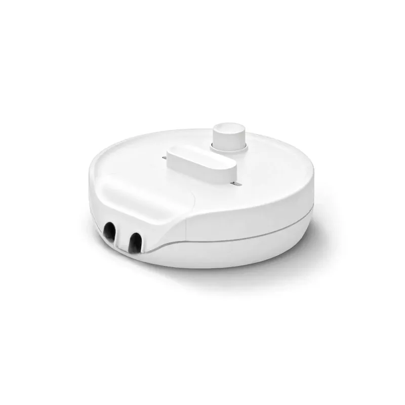 Universal round dimmer with button and ground terminal - White Prezzo Conveniente