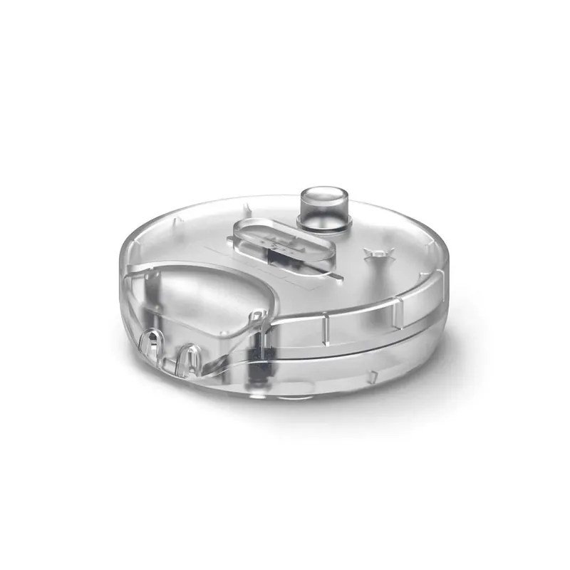 Spedito Oggi Universal round dimmer with button and ground terminal - Transparent