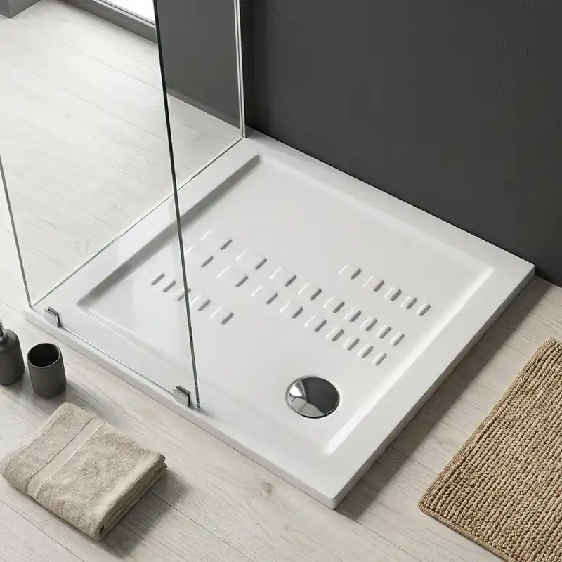 Ultima Occasione Piatto doccia in ceramica 90x90 tradizionale a filo pavimento Linea