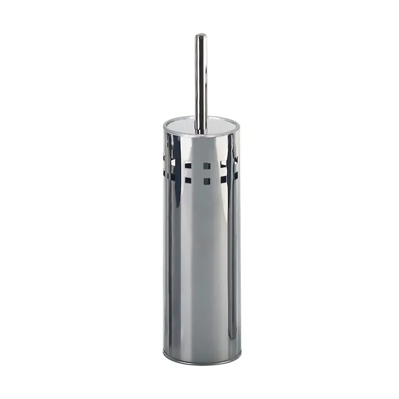 Portascopino wc in acciaio inox con ciuffo in setole Modello bagno moderno Offerta Lampo