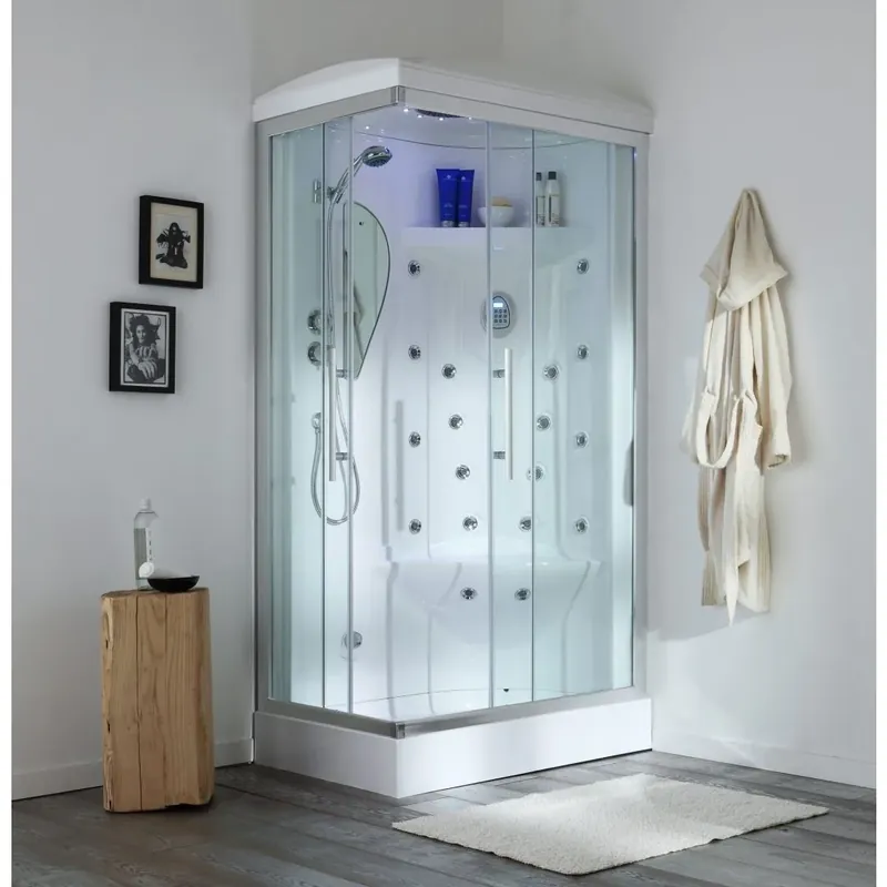 Offerta Limitata Cabina doccia idromassaggio 70x90 destra con bagno turco Iride