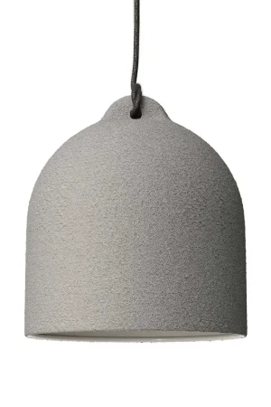 Promo Stagionale Bell, M ceramic lampshade for pendant - Made in Italy - Cement effect