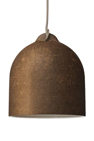 Prezzo Conveniente Campana, medium ceramic lampshade for pendant - Made in Italy - Corten effect