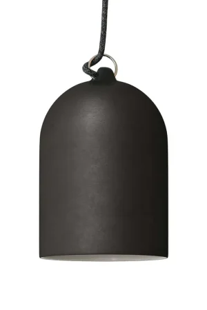 Campana Mini, XS ceramic lampshade for pendant - Made in Italy - Slate Compra Online