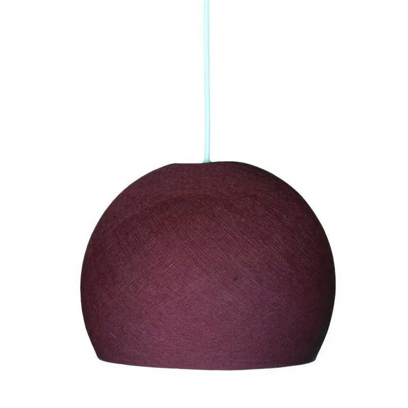 Prezzo Scontato Cupola lampshade in 100% handmade wire - Merlot Polyester