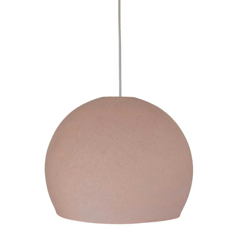 Cup Dome Lampshade in 100% handmade wire - Cotton Candy Pink Polyester Offerta Limitata