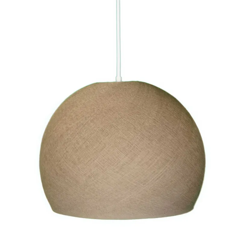 Sconto Cupola Lampshade in 100% handmade thread - Cappuccino Polyester