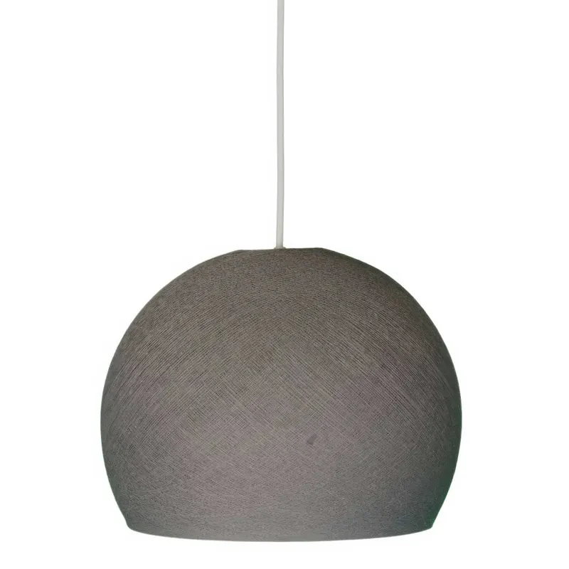 Cupola Lampshade in 100% handmade wire - Graphite Polyester Saldi