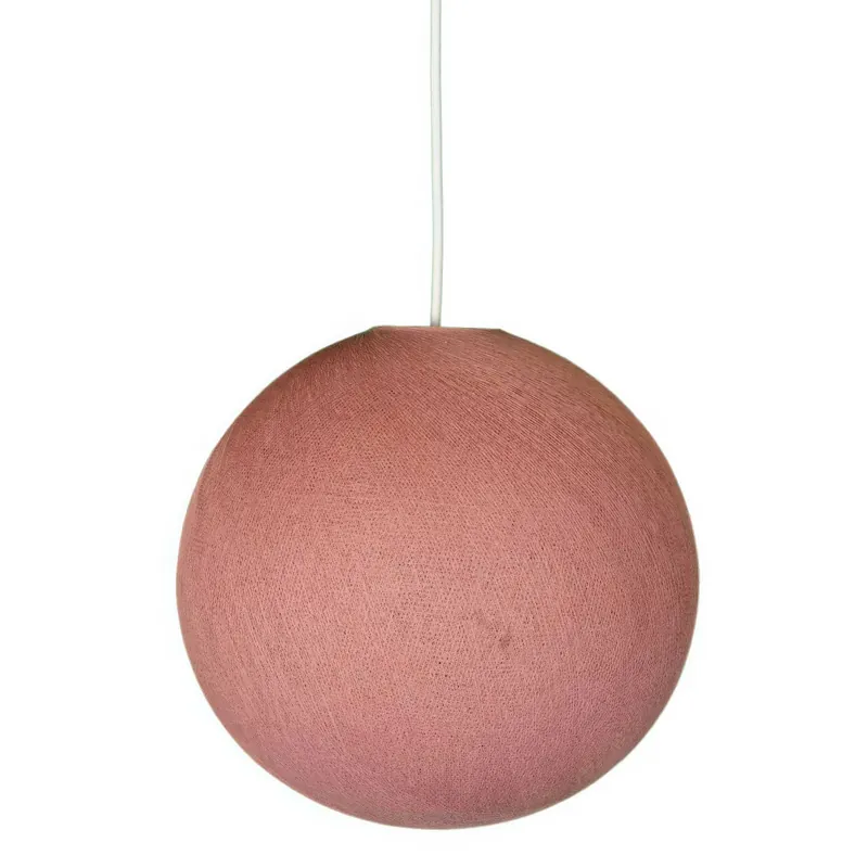 Nuovo Arrivo Sfera lampshade in 100% handmade thread - Powder Pink Polyester