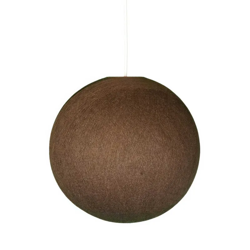 Compra Online 100% handmade Sphere Lampshade in Chocolate Polyester Wire