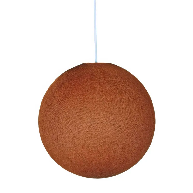 Sfera Lampshade in 100% handmade thread - Lobster Polyester Non Perdere