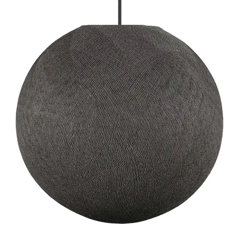 Prezzo Basso Sfera Light handmade wire lampshade - Anthracite gray polyester