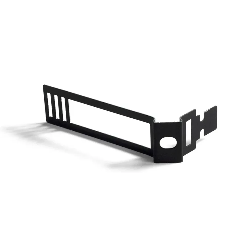 Metal cable clip for 24 mm diameter cord - Black Offerta Speciale