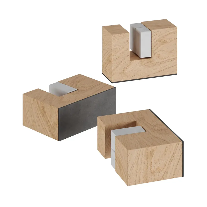 Wooden feet kit, table lamp support - Neutral Professionale