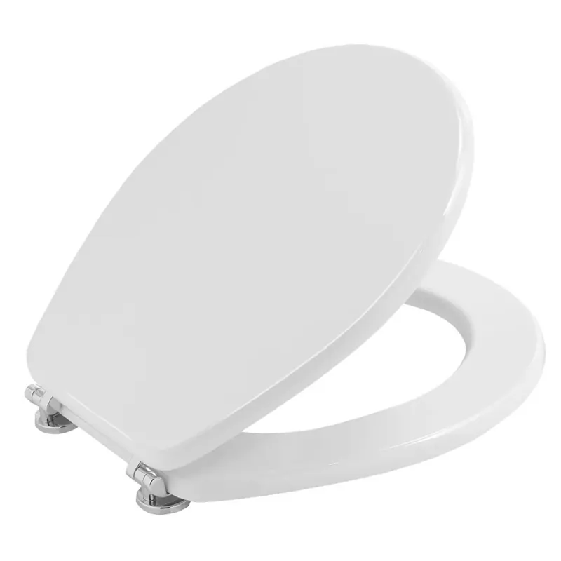 Professionale Sedile wc victoria con cerniere in metallo cromato