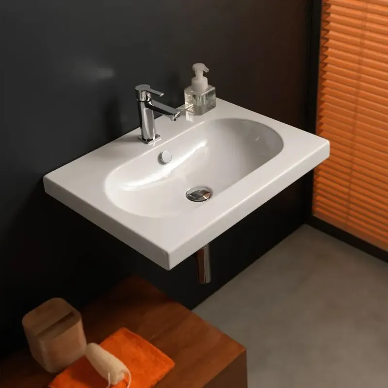 Non Perdere Lavabo d‘arredo rettangolare 45x60 cm in ceramica Edo Wide