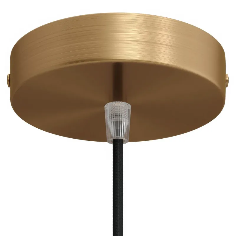 Offerta Cylindrical metal ceiling canopy kit - Satin bronze