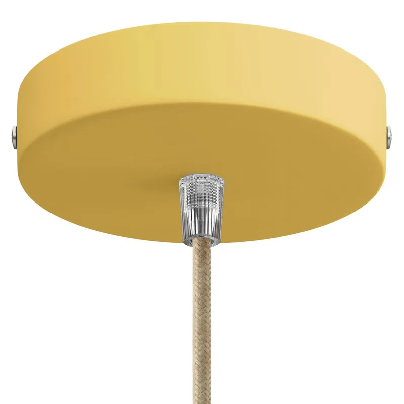 Cylindrical metal ceiling canopy kit - Mustard Novità