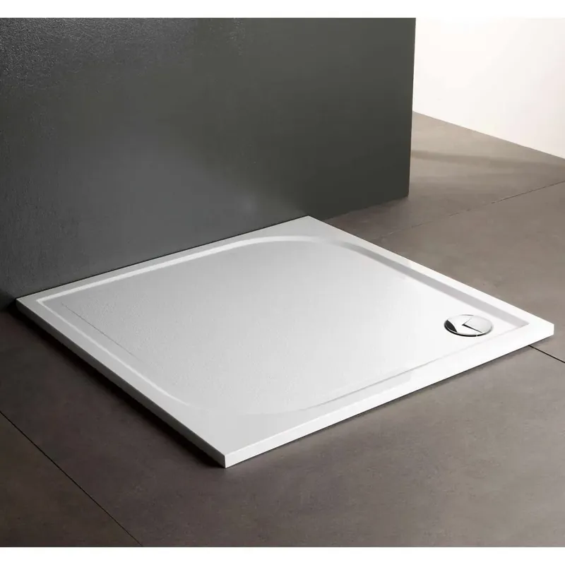 Popolare Piatto doccia filo pavimento 70x70 in resina modello Klio