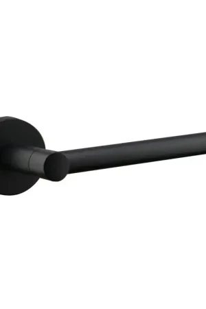 Porte-rouleau de papier toilette rond noir mat Icrolla Venezia 16056NO Solo Oggi
