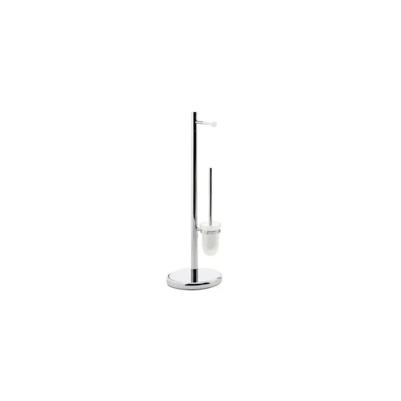 Piantana per bagno con portarotolo e porta scopino wc Tracy 1 Promozione Esclusiva