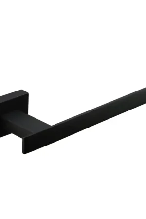 Porte-rouleau de papier toilette modèle carré noir mat Icrolla Zurigo 16071NO Offerta Lampo