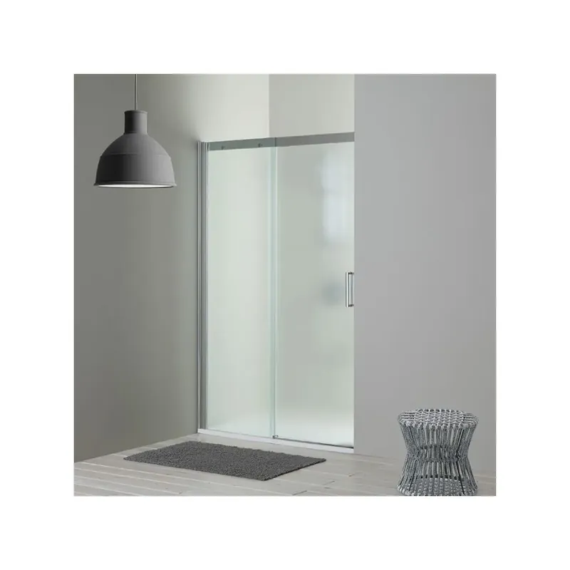 Porta per nicchia doccia con anta fissa a sinistra e cristallo opaco 140 cm Dream Acquista Ora