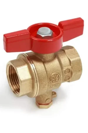 Soddisfatti O Rimborsati Vanne à sphère avec porte-sonde raccords F-F Giacomini R851T
