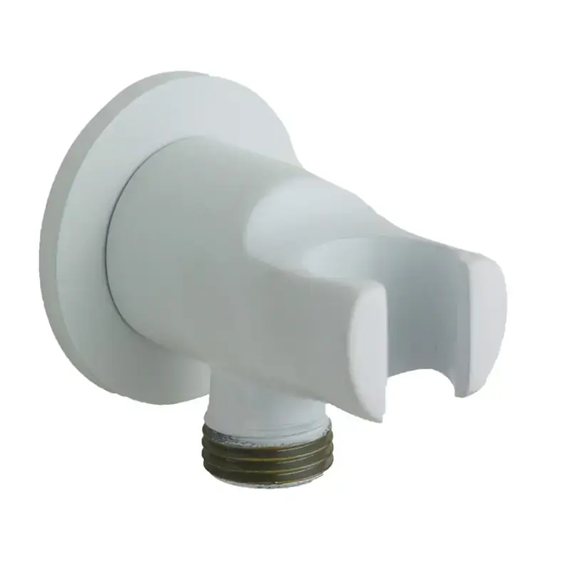 Prise d‘eau avec support de couleur blanc opaque Damast Lindos 15388 Esclusivo