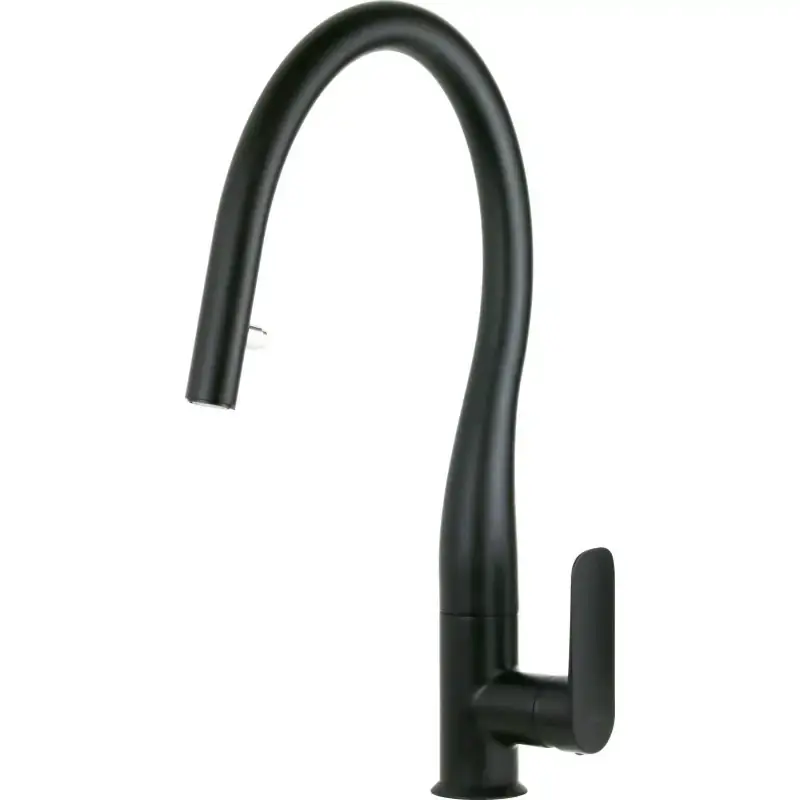 Prezzo Di Fabbrica Mitigeur d‘évier de cuisine avec douchette extractible noir mat Paini Nove 09YO591TCD