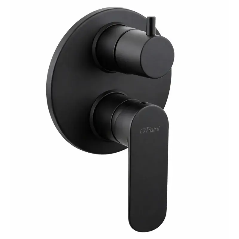 Saldi Mitigeur de douche à encastrer avec inverseur noir mat Paini Nove 09YO691TC1