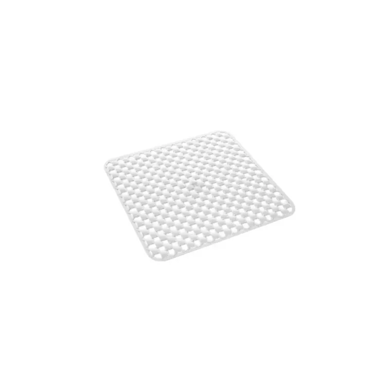 Tappeto quadrato antiscivolo doccia geo 53x53 cm bianco Compra Online