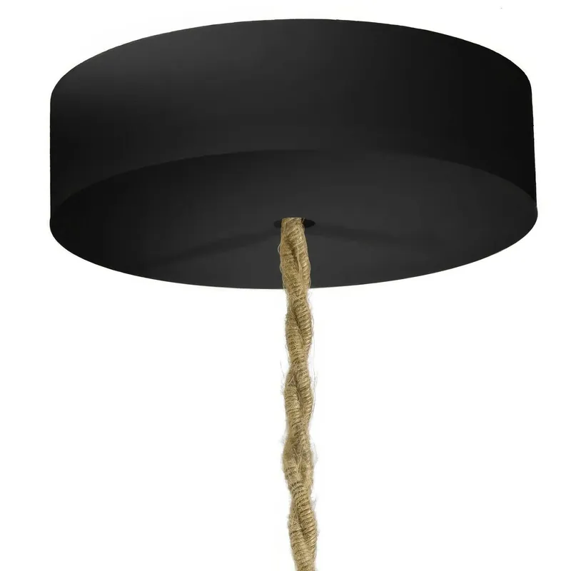 Wooden ceiling canopy kit - Black Offerta Lampo