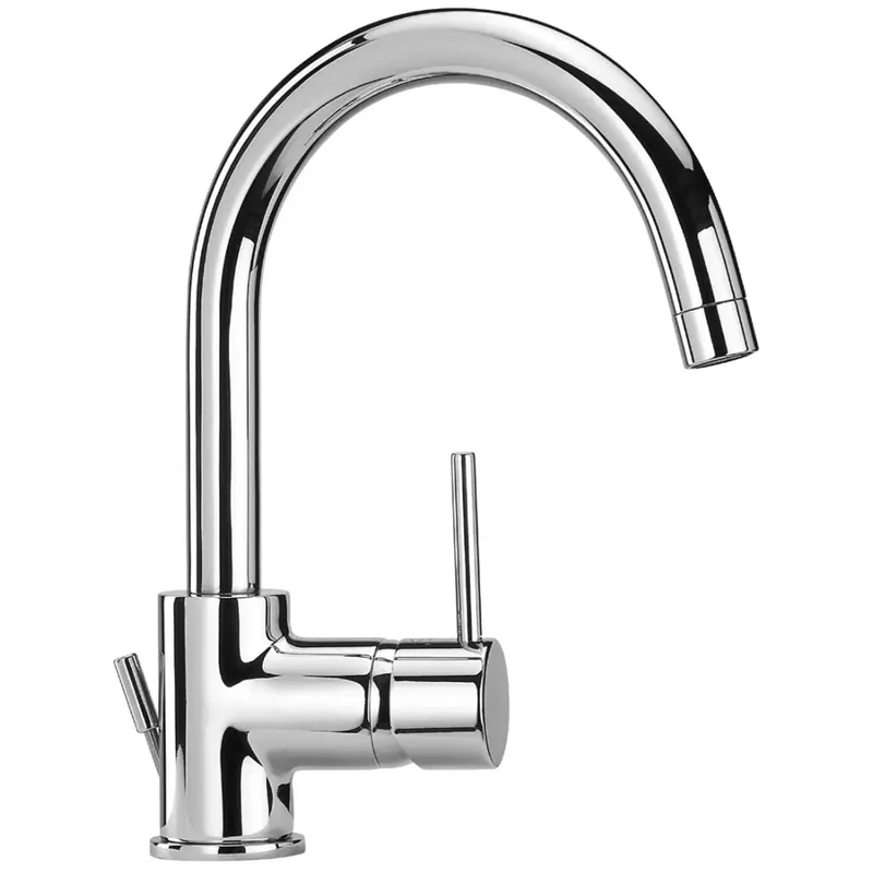 Prezzo Ridotto Rubinetto miscelatore lavabo a canna alta e lunga girevole Salice