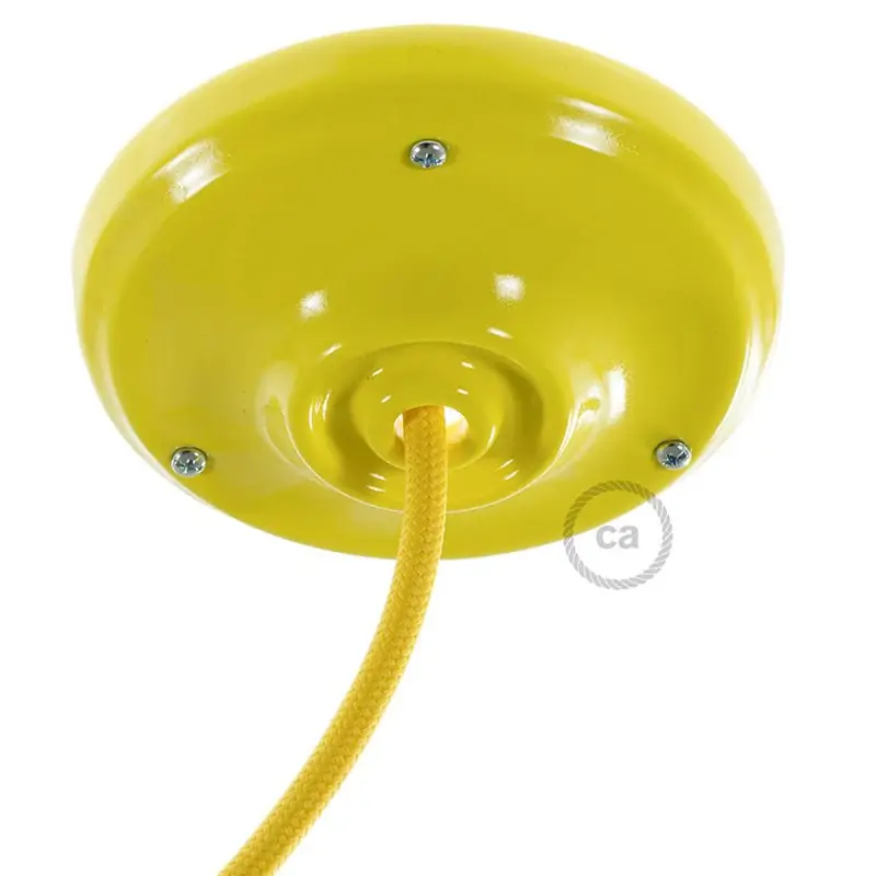 Porcelain ceiling canopy kit - Yellow Compra Adesso