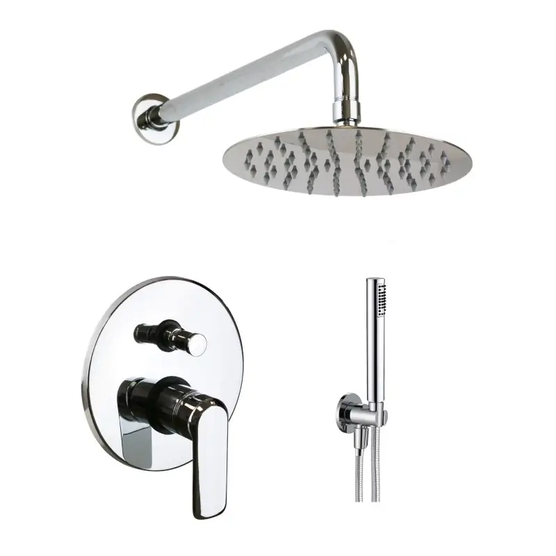 Ultimissimo Modello Set de douche complet avec pomme de douche pluie Pollini Design B471377239R