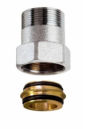 Rallonge droite chromée filet FAR 24X19 MLE - filet 24X19 femelle FAR 8850 Affare