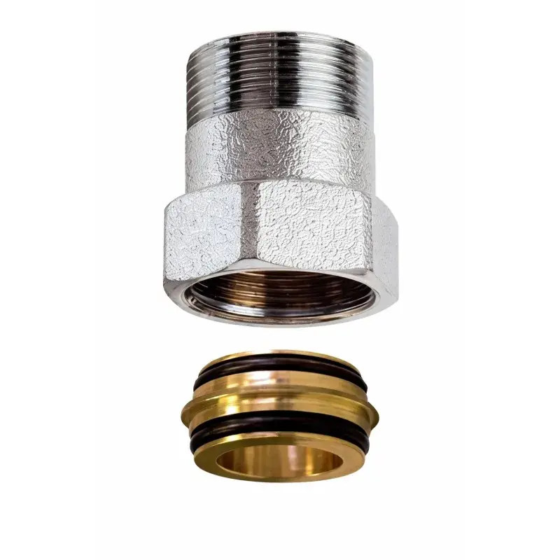 Rallonge droite chromée filet FAR 24X19 MLE - filet 24X19 femelle FAR 8850 Affare
