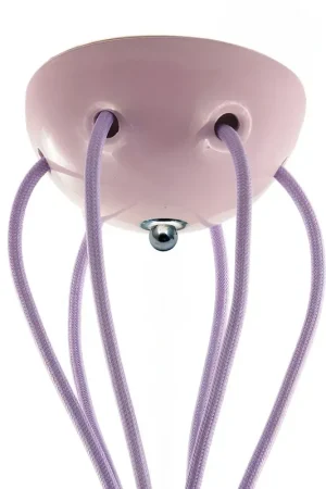 6-hole ceramic ceiling canopy kit - Lilac Occasione