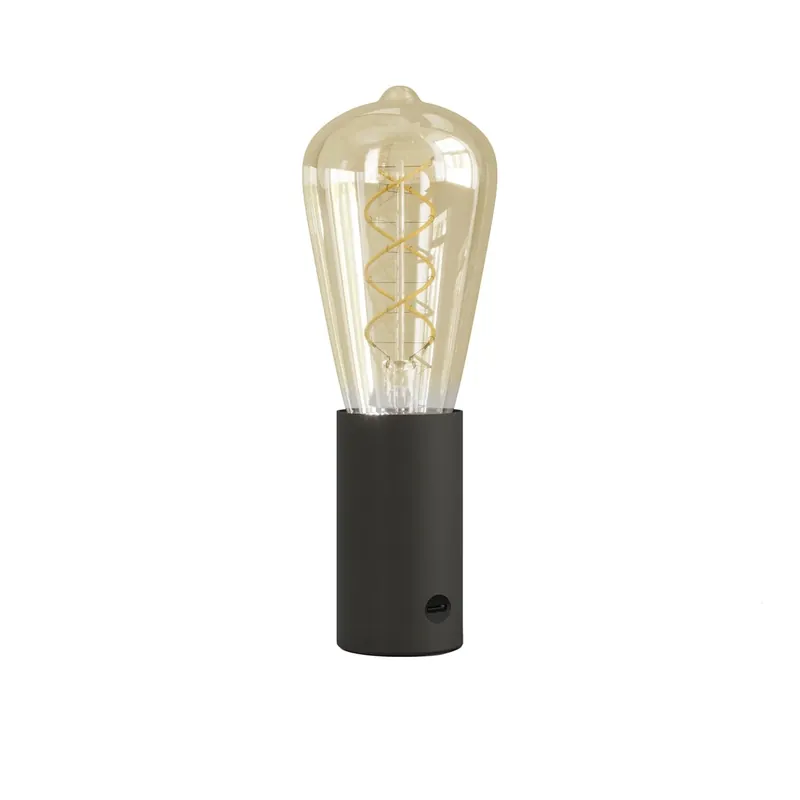 YES! 5V portable lamp with ST64 light bulb - Black Scelto Dai Clienti