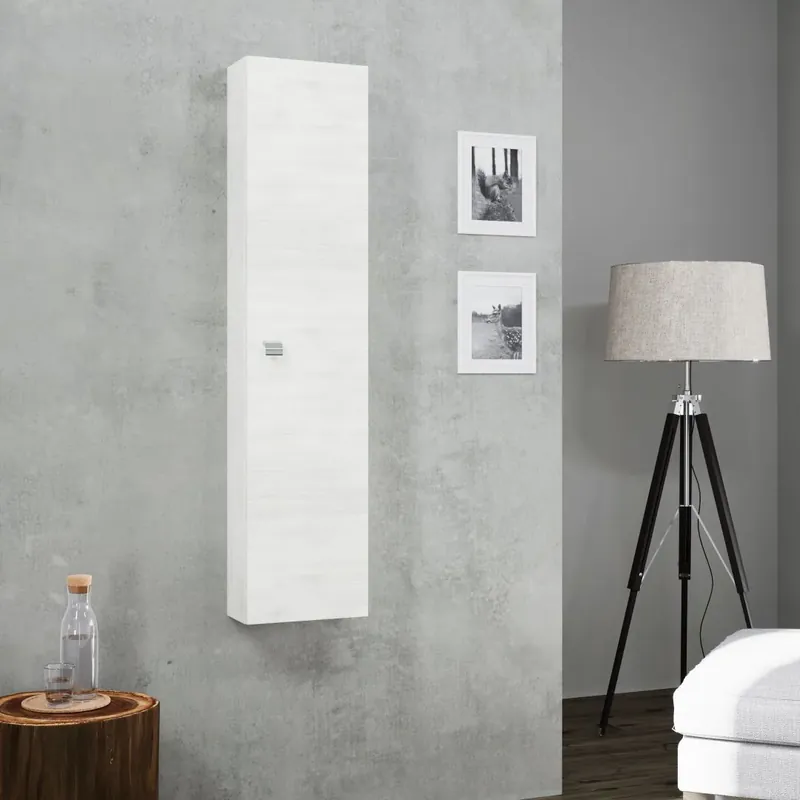 Professionale Colonna sospesa 31 cm quercia bianco con un‘anta Facile