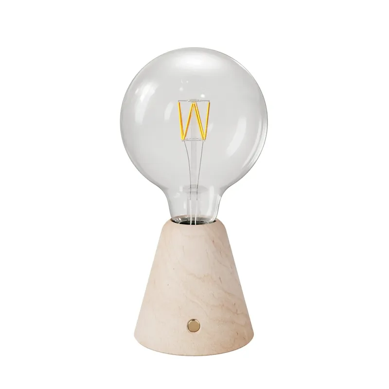 Occasione Cabless01 portable rechargeable lamp with G125 globe light bulb - Neutral