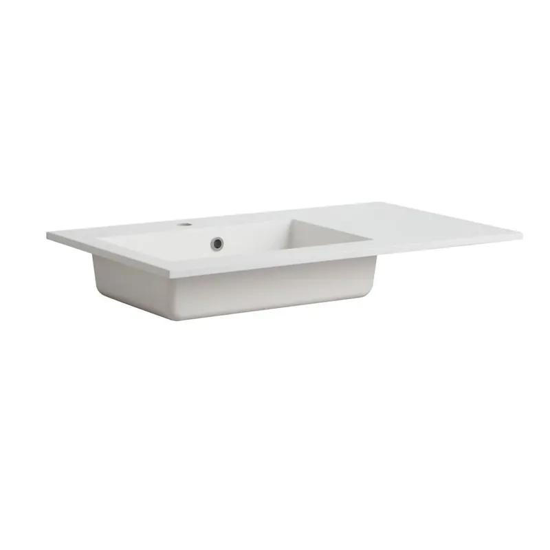Lavabo per mobile 90 cm con vasca a sinistra Latina Professionale