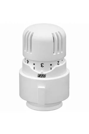 Tête thermostatique pour vannes thermostatiques blanc mat Far 1821 Prezzo Di Fabbrica