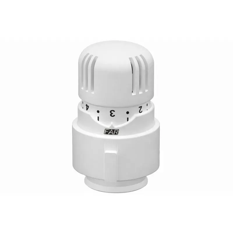 Tête thermostatique pour vannes thermostatiques blanc mat Far 1821 Prezzo Di Fabbrica
