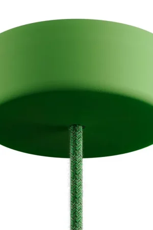 Economico EIVA Kit Ceiling canopy in Soft Touch Silicone for Outdoor IP65 - Modulair System - Meadow green