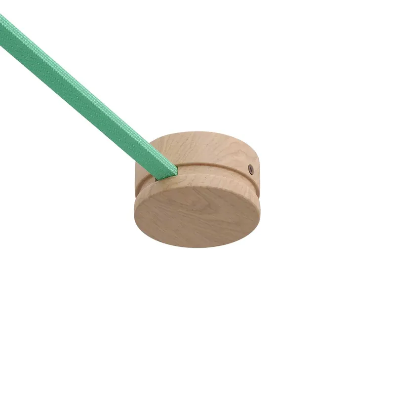 Wooden ceiling canopy for cord for string lights and Filé system. Made in Italy - Neutral Must-Have
