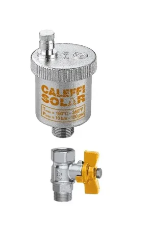 250931 Valvola automatica di sfogo aria per impianti solari - CALEFFI Esclusivo